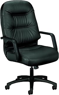 HON Leather Executive Chair Pillow-Soft Series High-Back Black (C tier)