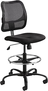 Safco Vue Office Chair Heavy Duty Stool 250 lbs Ergonomic Mesh (C tier)