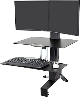 Ergotron WorkFit-S Dual Monitor Standing Desk Converter (F tier)