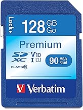 Verbatim 128GB SDXC UHS-I V10 (D tier)
