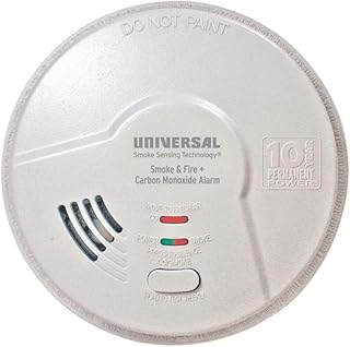 Universal Security Instruments MIC3510SB 10-Year Smoke Fire CO Alarm (C tier)