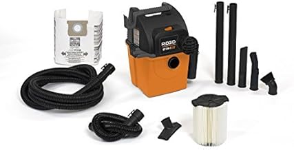 RIDGID VAC5000 5-Gallon 5 HP Wall Mount Wet Dry Vacuum (C tier)