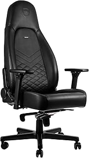noblechairs ICON Gaming Chair PU Leather Black (B tier)