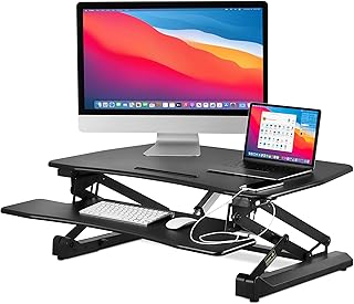 Mount-It! Electric Standing Desk Converter 35.4 (B tier)