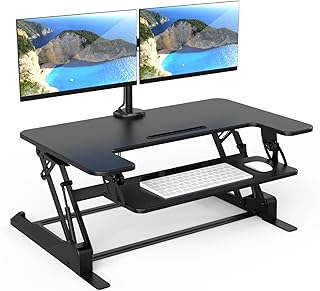Mount-It! Standing Desk Converter Dual Monitor (B tier)
