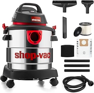 Shop-Vac 5 Gallon 4.5 Peak HP Stainless Steel Wet/Dry Vacuum (B tier)