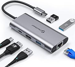 UtechSmart 6-in-1 USB-C Hub Gigabit Ethernet 100W PD (B tier)