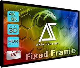 Akia Screens 120-inch 16:9 Fixed Frame Projector Screen (B tier)