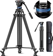 SIRUI AM-25S Video Tripod 74.8" with Fluid Head (C tier)