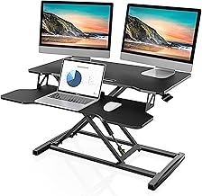 FITUEYES 32 inch Standing Desk Converter (C tier)