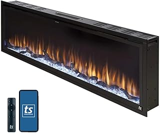 Touchstone Sideline Elite Smart 60" Electric Fireplace 1500W (B tier)