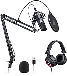 MAONO AU-A04H USB Condenser Microphone with Headphones (C tier)