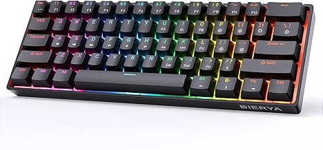 DIERYA DK61E 60% Mechanical Keyboard Optical Blue (C tier)