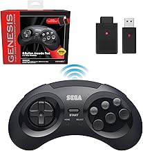Retro-Bit Sega Genesis 2.4 GHz Wireless Controller (B tier)