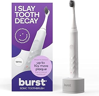 Burst Original Sonic Electric Toothbrush, White (B tier)