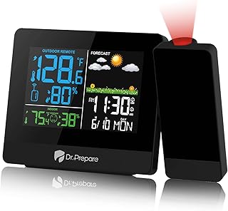 DR.PREPARE Projection Alarm Clock with Temperature Display (C tier)