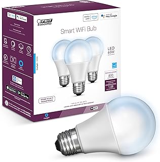 Feit Electric A19 WiFi Smart Bulb 60W 5000K 3-Pack (C tier)