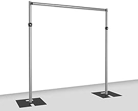 Pipe and Drape Backdrop Kit 6-10ft Adjustable (B tier)