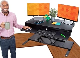 Flexpro Power 40 Electric Corner Desk Converter (B tier)