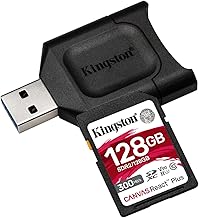 Kingston Canvas React Plus 128GB SDXC UHS-II (A tier)