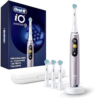 Oral-B iO Series 9 Electric Toothbrush, Rose Quartz (S tier)