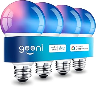 Geeni Prisma Plus 800 Smart Bulb A19 4-Pack (C tier)