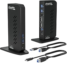 Plugable Dual DisplayPort HDMI Docking Station (C tier)