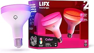 LIFX Color BR30 Smart Flood Light 1100LM 2-Pack (A tier)