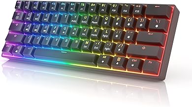 HK Gaming GK61 60% Mechanical Keyboard Black (C tier)