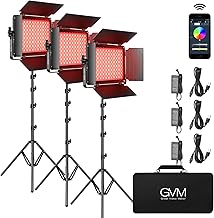 GVM RGB LED Video Light 3-Pack (C tier)