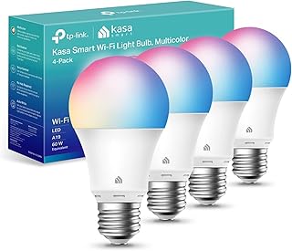 Kasa Smart Light Bulb A19 Full Color 4-Pack (A tier)