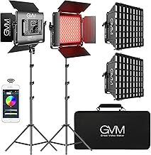 GVM 1000D RGB LED Video Light 2-Pack (C tier)
