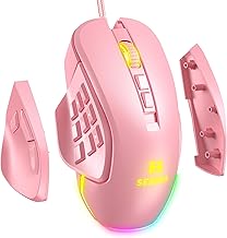 seenda MMO Gaming Mouse Vanguard S Pink (D tier)