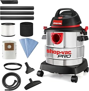 Shop-Vac 5 Gallon 4.5 Peak HP Stainless Steel Wet/Dry Vacuum (B tier)
