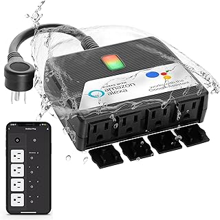 Smart Outdoor Power Strip WiFi 4 Sockets (B tier)