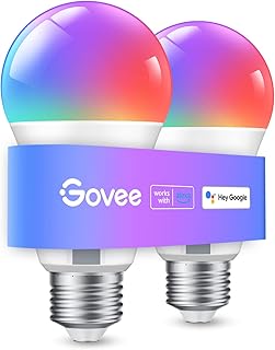 Govee Smart Light Bulb A19 RGBWW 2-Pack (A tier)