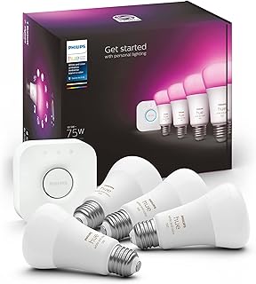 Philips Hue Smart Light Starter Kit Bridge 4-Bulb (S tier)