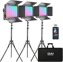 GVM 1300D RGB Video Light 3-Pack (C tier)