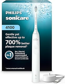 Philips Sonicare 4100 Series Electric Toothbrush, White (B tier)