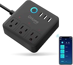 GHome Smart Power Strip 3 Outlets 3 USB 4 ft (B tier)