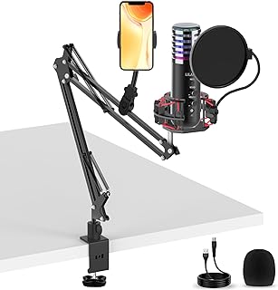 USB Condenser Microphone Cardioid Gaming Mic (C tier)