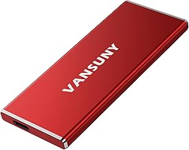 Vansuny 1TB Portable External SSD Red (D tier)