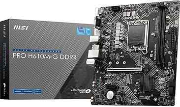 PRO H610M-G DDR4 LGA 1700 Micro ATX Motherboard (D tier)