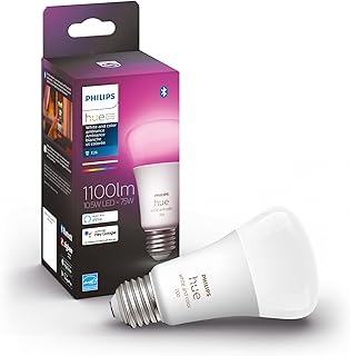 Philips Hue White Color A19 E26 Smart Bulb (A tier)