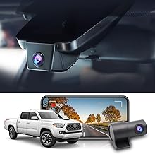 FITCAMX 4K+1080P Dash Cam for Toyota Tacoma (B tier)