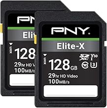 PNY Elite-X 128GB SDXC 2-Pack (C tier)