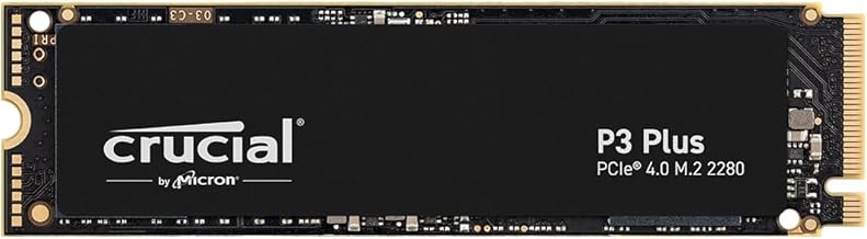 Crucial P3 Plus 2TB PCIe Gen4 NVMe SSD (B tier)