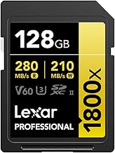 Lexar Professional 1800x 128GB SDXC UHS-II (B tier)