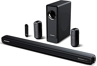 5.1 Channel Soundbar with Dolby Audio and Subwoofer (D tier)