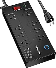 Powsav WiFi Surge Protector 8 Outlets 4 USB (B tier)